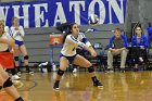 Volleyball vs Emerson  Wheaton College Women's Volleyball vs Emerson College. - Photo by Keith Nordstrom : Wheaton, Volleyball, VB2019